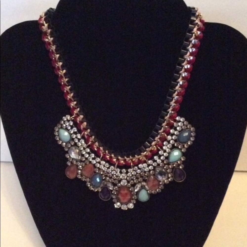 Stunning Multi Stone Necklace - image 1